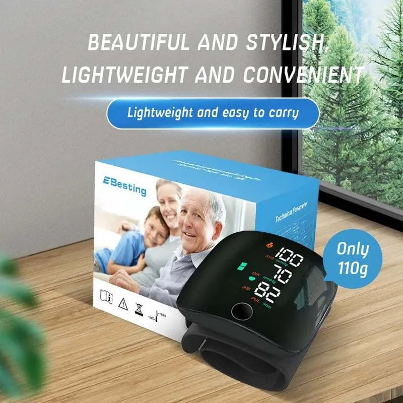 Smart Wrist Blood Pressure Monitor