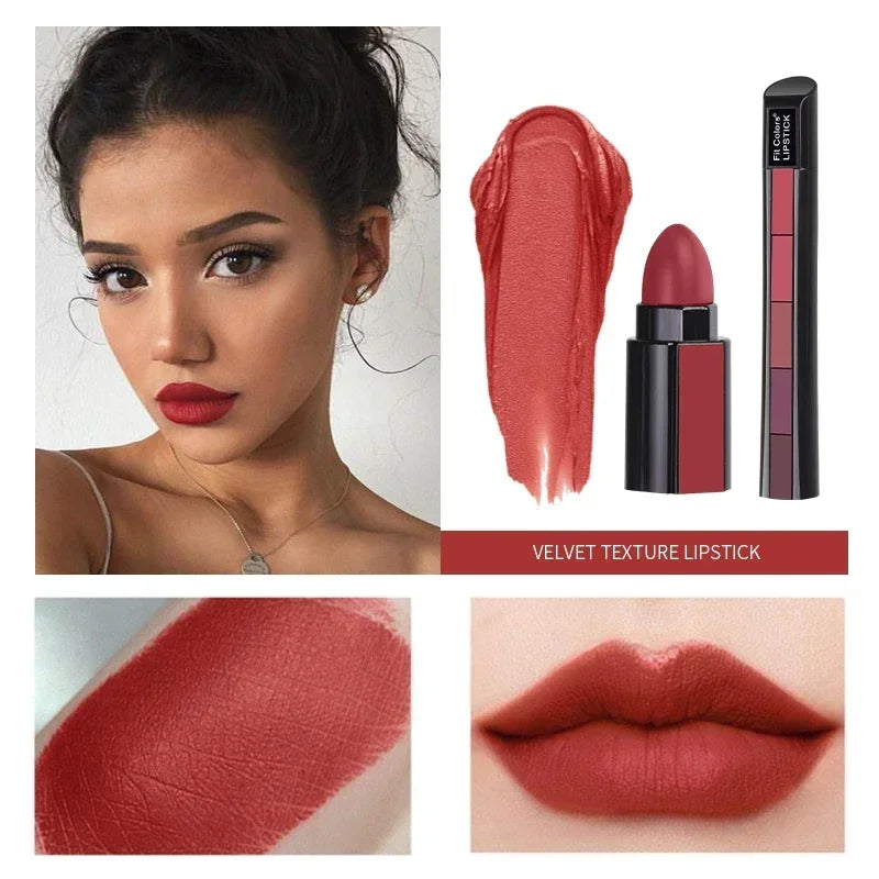 5-In-1 Lipstick Set (Pack 2)