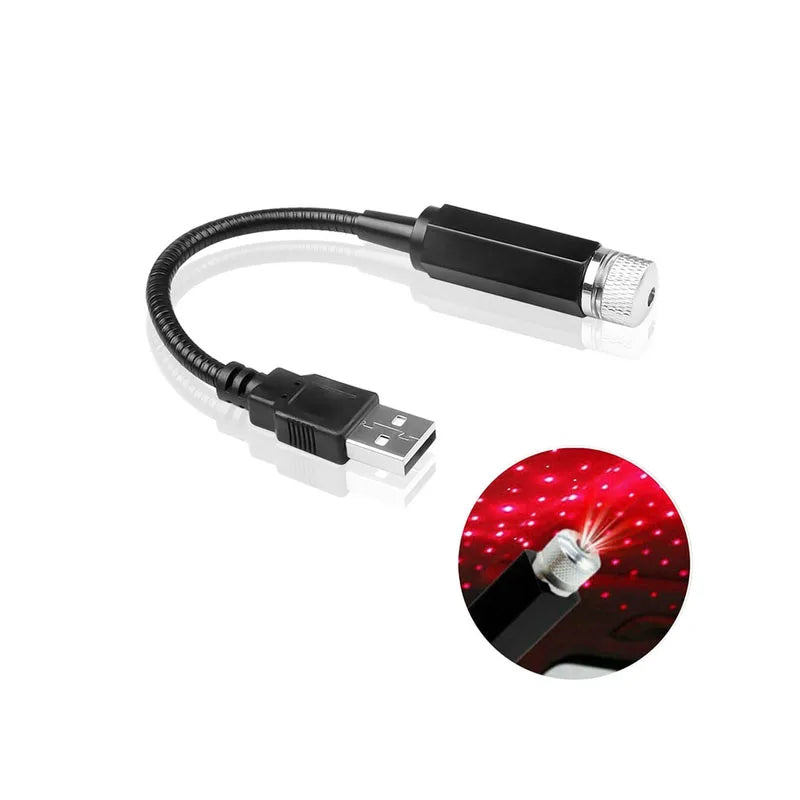 USB Car Roof Star LED Lights