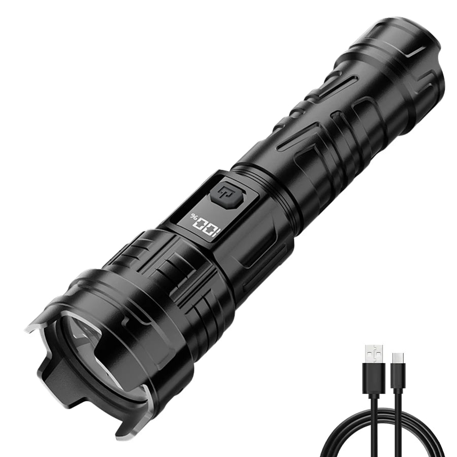 USB Rechargeable Solar LED Torch