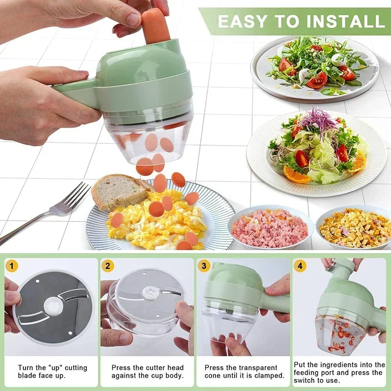 4 in 1 Vegetable Cutter Set